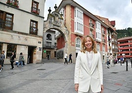 Eider Mendoza, el pasado martes en Arrasate.