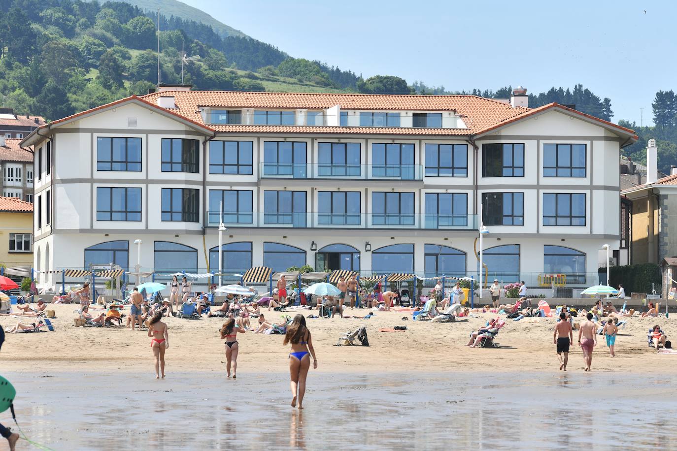 Playas y ríos por fin llenos en Gipuzkoa