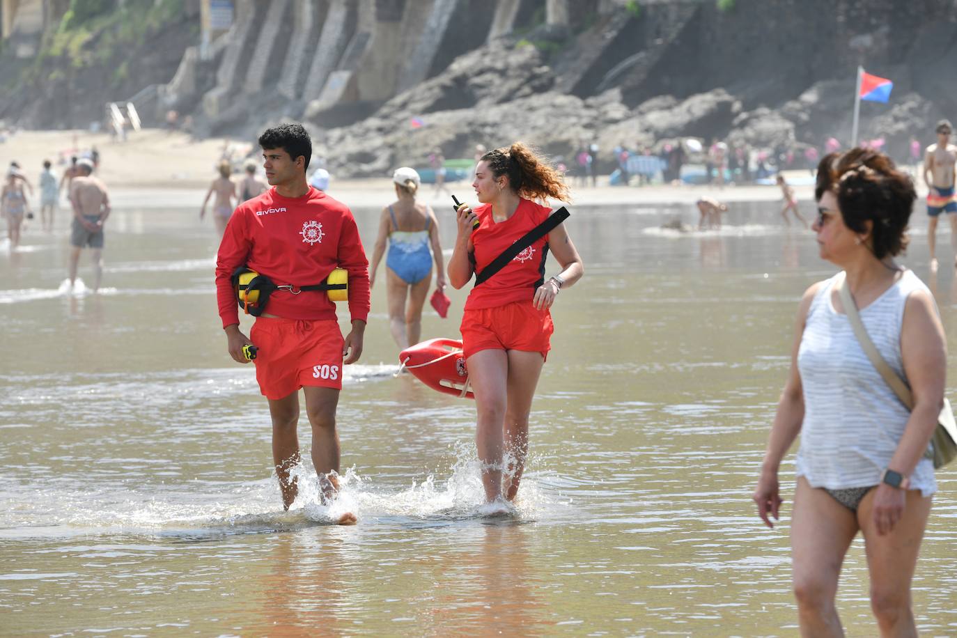 Playas y ríos por fin llenos en Gipuzkoa