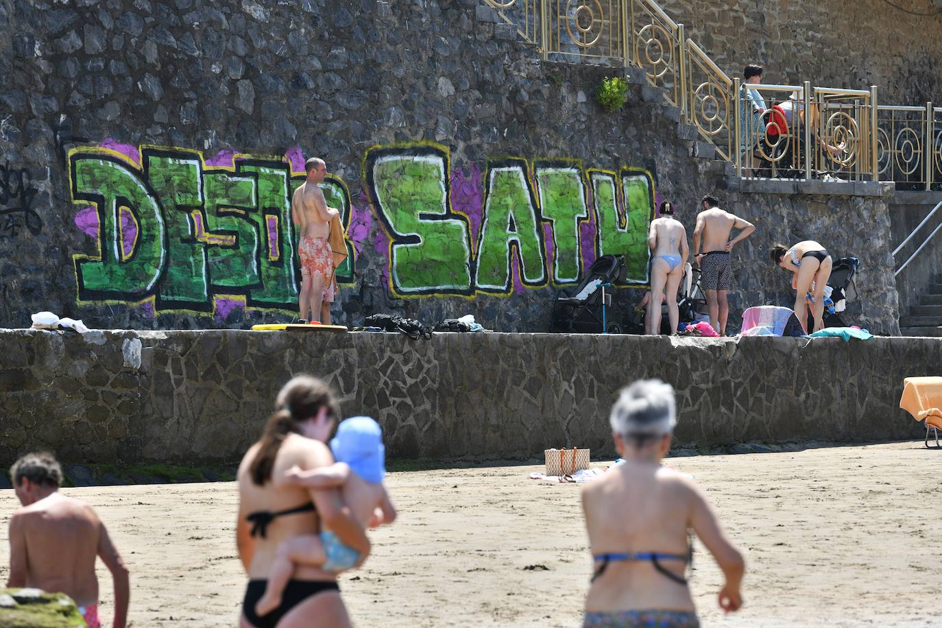 Playas y ríos por fin llenos en Gipuzkoa