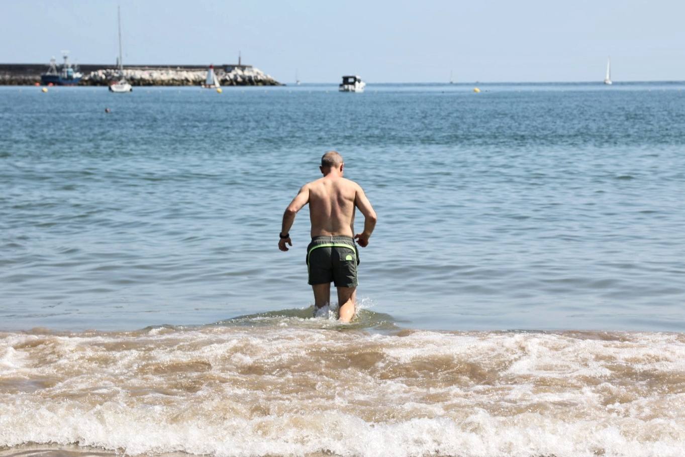 Playas y ríos por fin llenos en Gipuzkoa