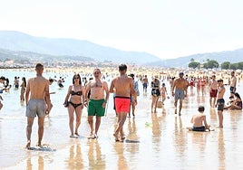 Playas y ríos por fin llenos en Gipuzkoa