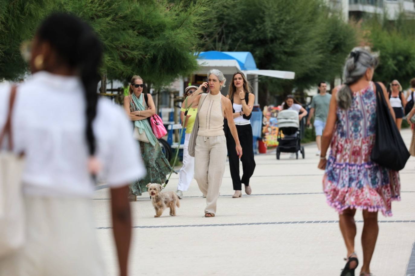 Las nubes y el calor protagonizan la jornada de hoy en Donostia