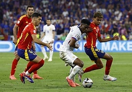 Merino y Yamal presionan a Tchouameni