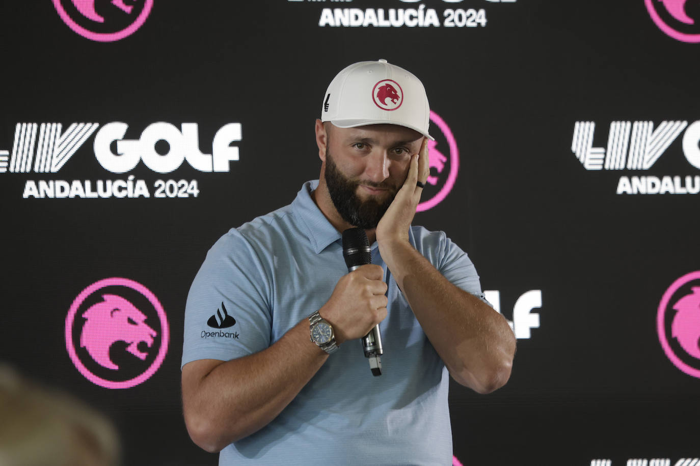 Jon Rahm, embajador del Athletic, ve «normal» que Nico Williams quiera ir a «un grande»