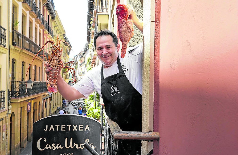 Pablo Loureiro, el chef que gobierna los fogones del Urola.