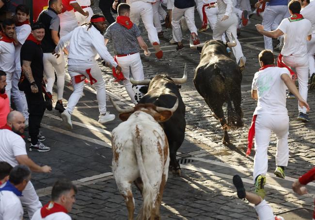 Las mejores fotos del quinto encierro de San Fermín