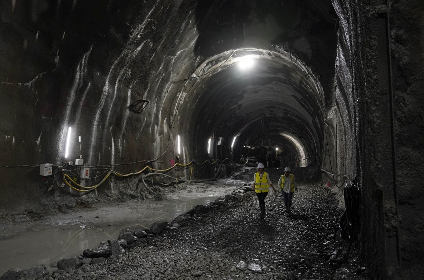 Así avanzan las obras en la línea del Topo de San Sebastián