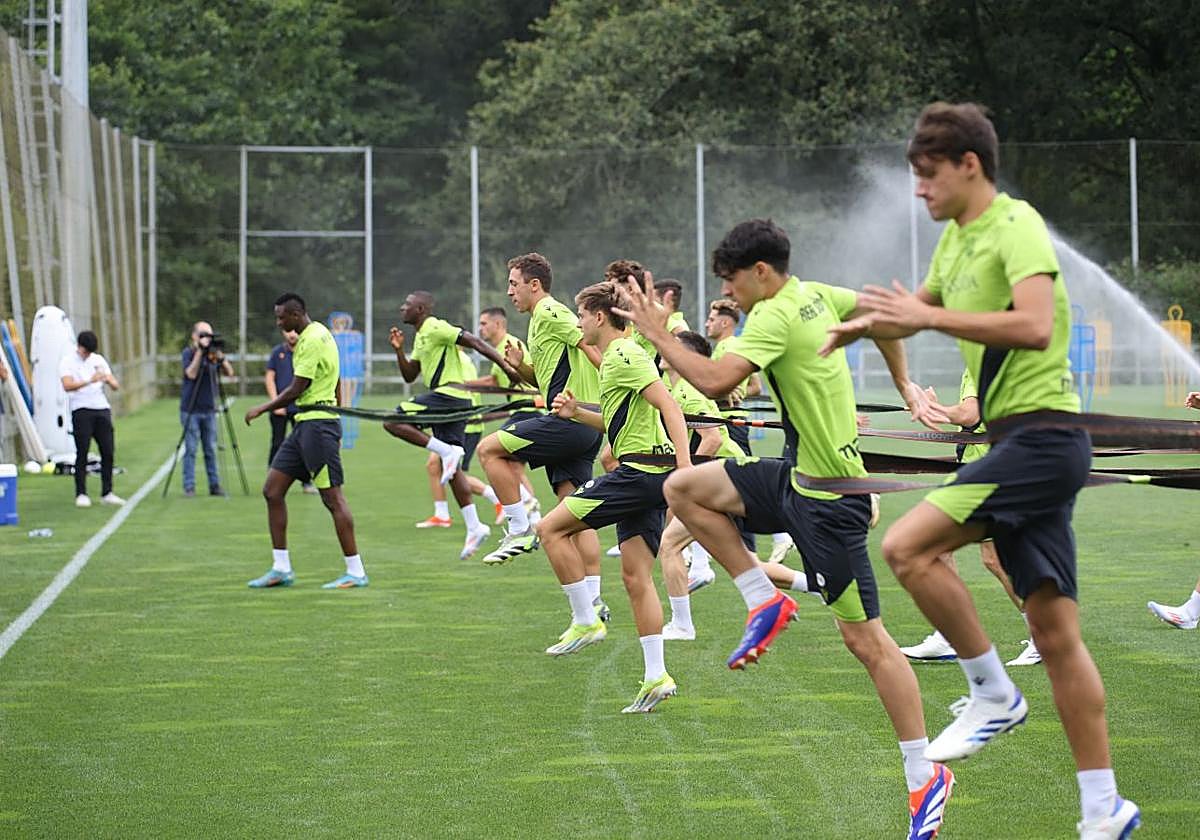 Segundo entrenamiento de la pretemporada