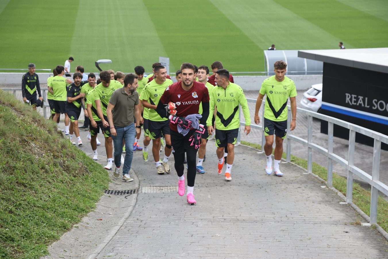 Segundo entrenamiento de la pretemporada