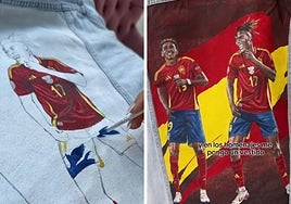 La joven eibarresa que ha creado una chaqueta inspirada en Nico y Yamal