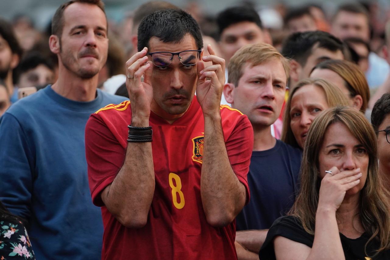 Las imágenes del ambiente para ver la final de la Eurocopa en Anoeta