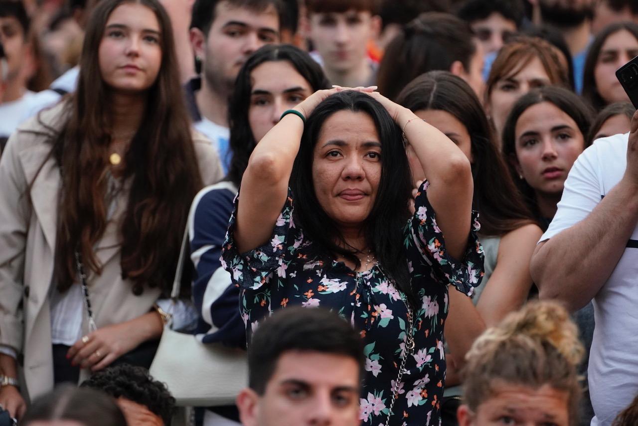 Las imágenes del ambiente para ver la final de la Eurocopa en Anoeta