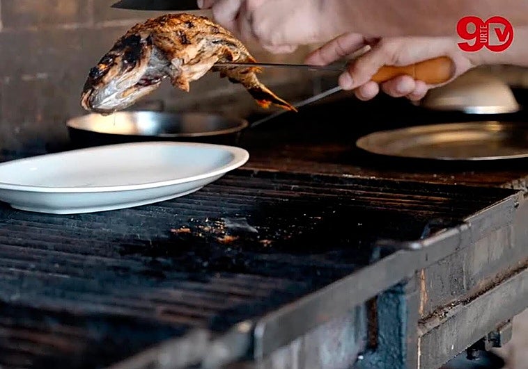 Receta de besugo a la parrilla de Mikel Manterola