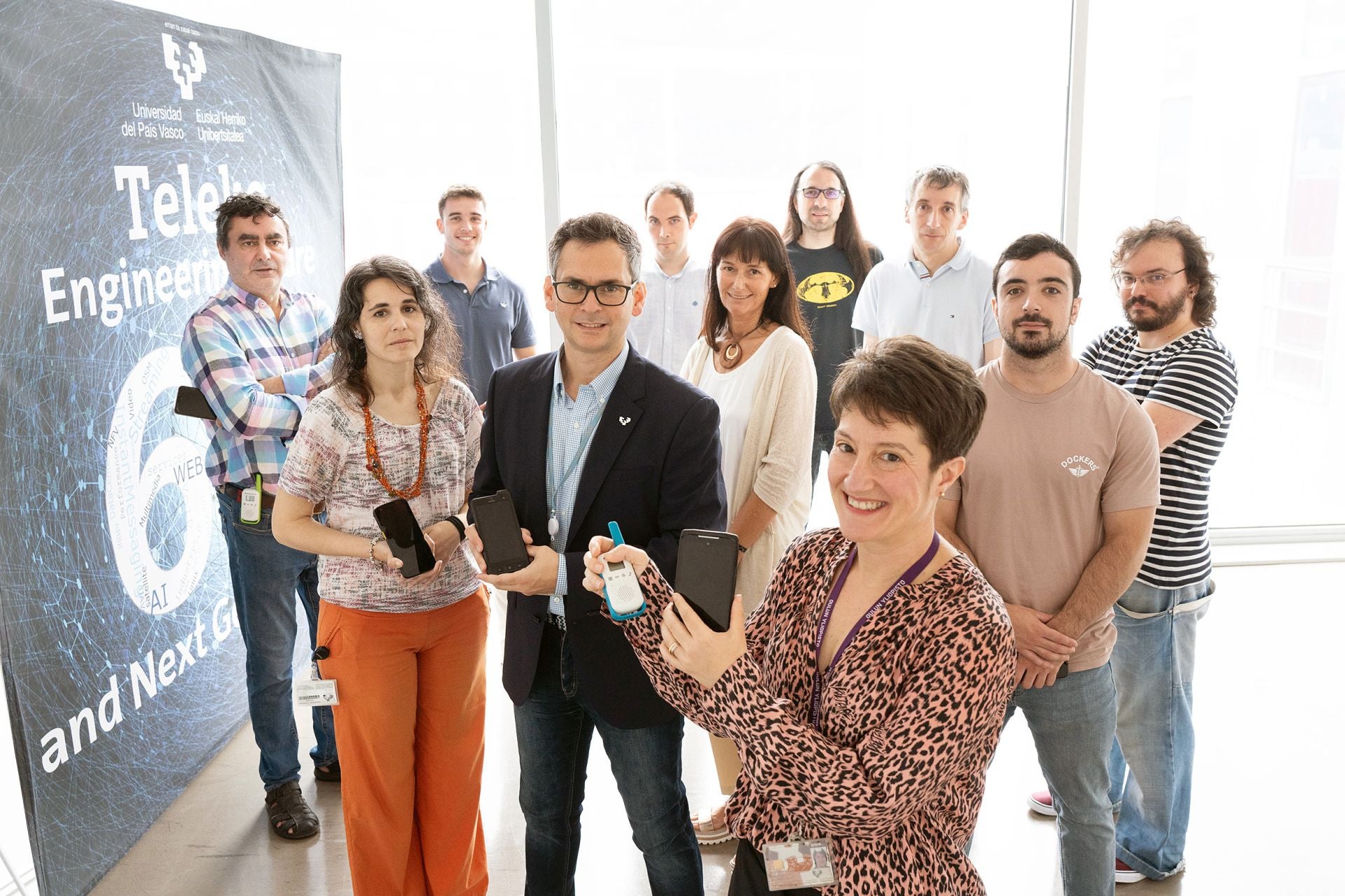 UPV/EHUko Bilboko Ingeniaritza Eskolako NQAS ikerketa-taldeko kideak.