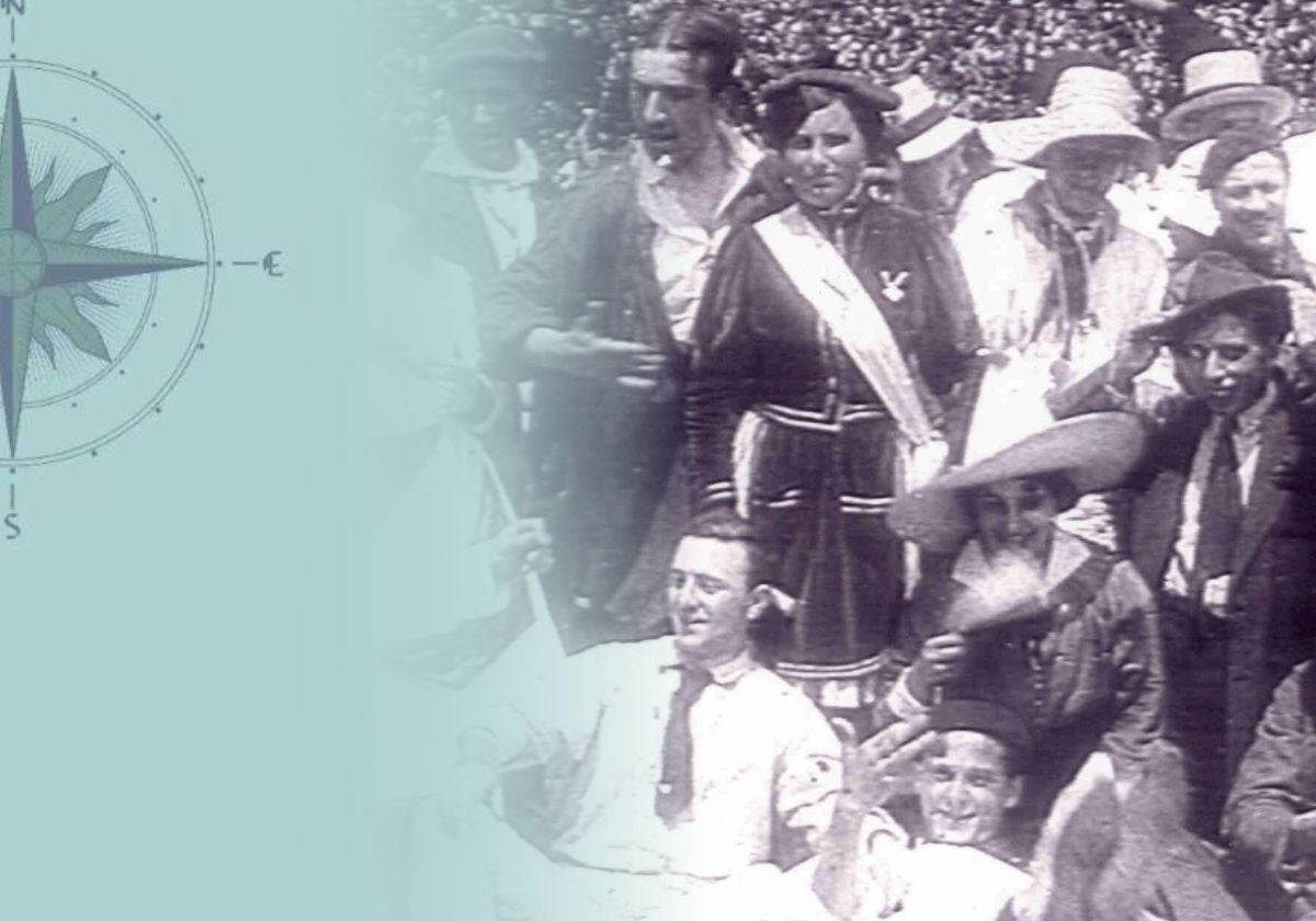 Fiestas de San Marcial en Irun en 1912.