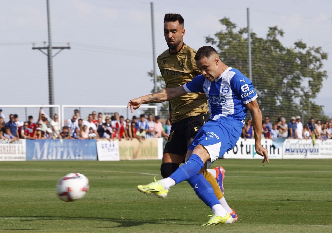 Galería de fotos del amistoso disputado entre Alavés y Real Sociedad en Laguardia