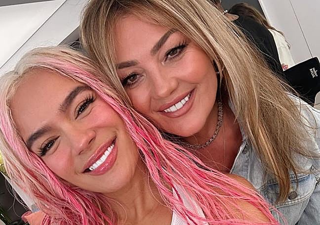 Karol G y Amaia Montero.