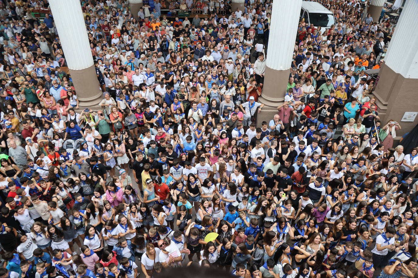 El txupinazo oficial abre las fiestas de Santa Ana en Ordizia