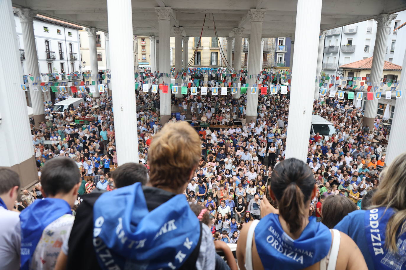El txupinazo oficial abre las fiestas de Santa Ana en Ordizia