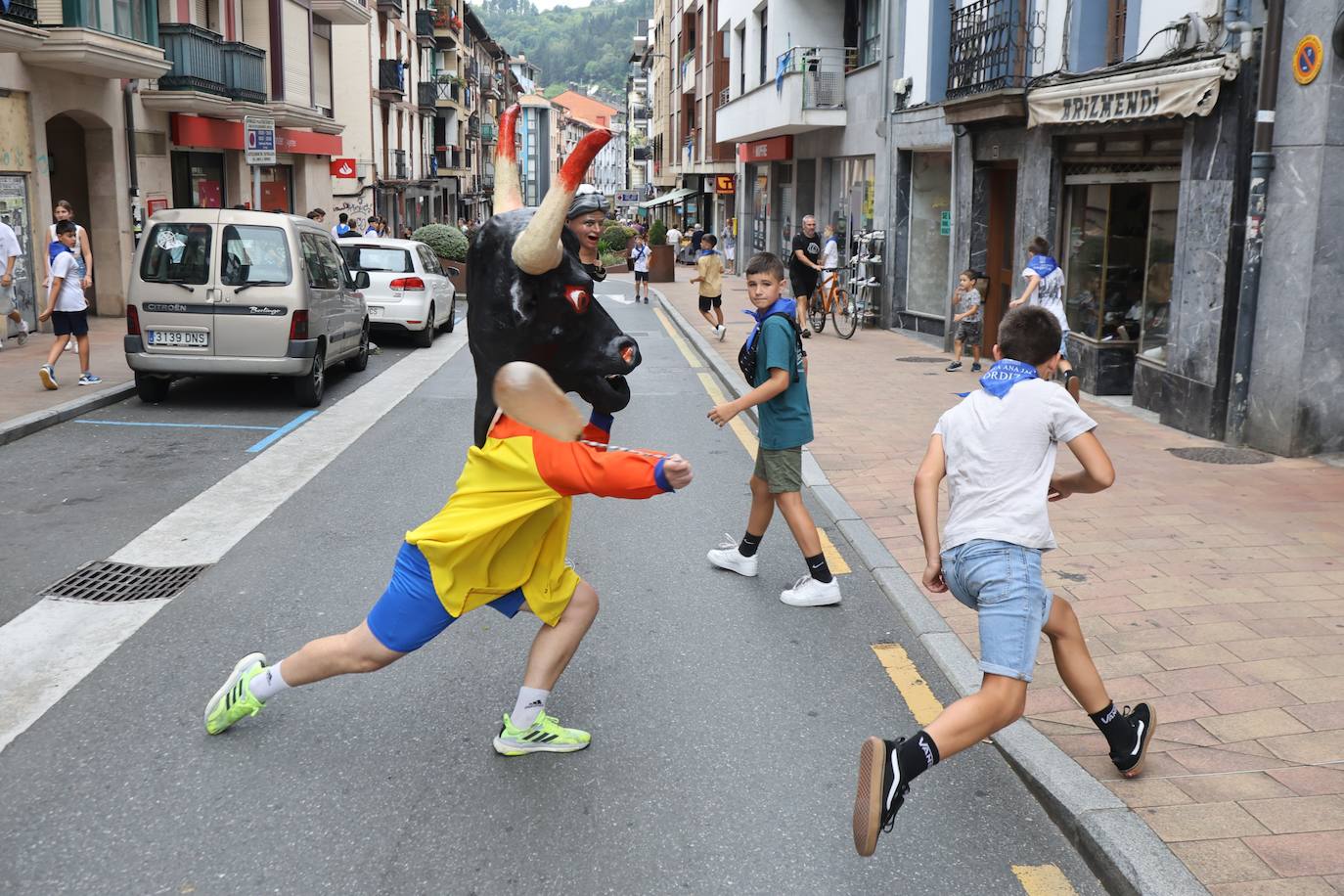 El txupinazo oficial abre las fiestas de Santa Ana en Ordizia