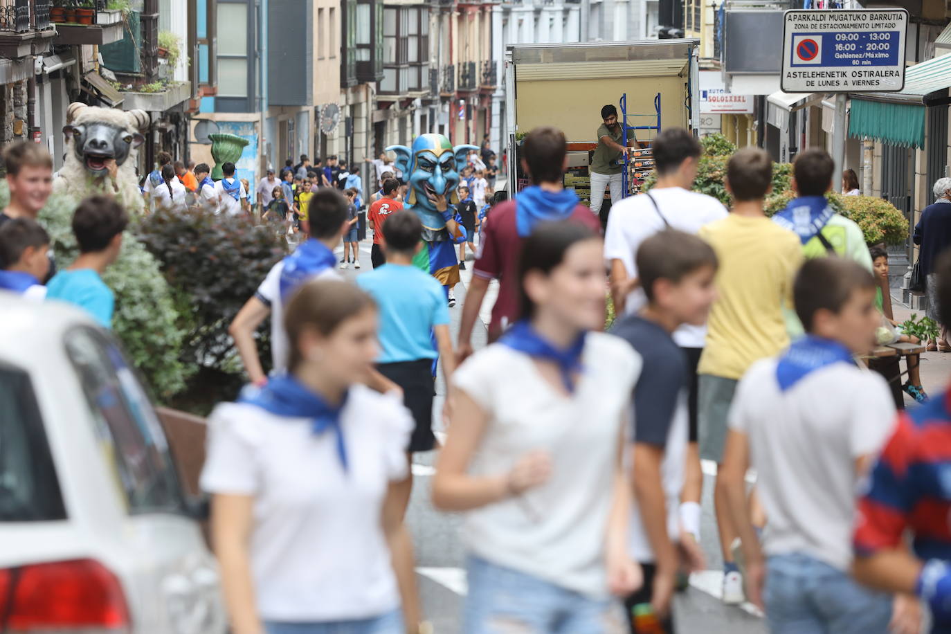 El txupinazo oficial abre las fiestas de Santa Ana en Ordizia