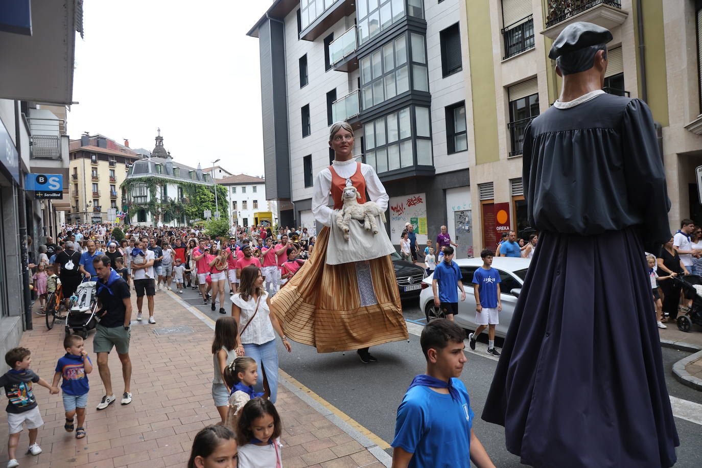 El txupinazo oficial abre las fiestas de Santa Ana en Ordizia