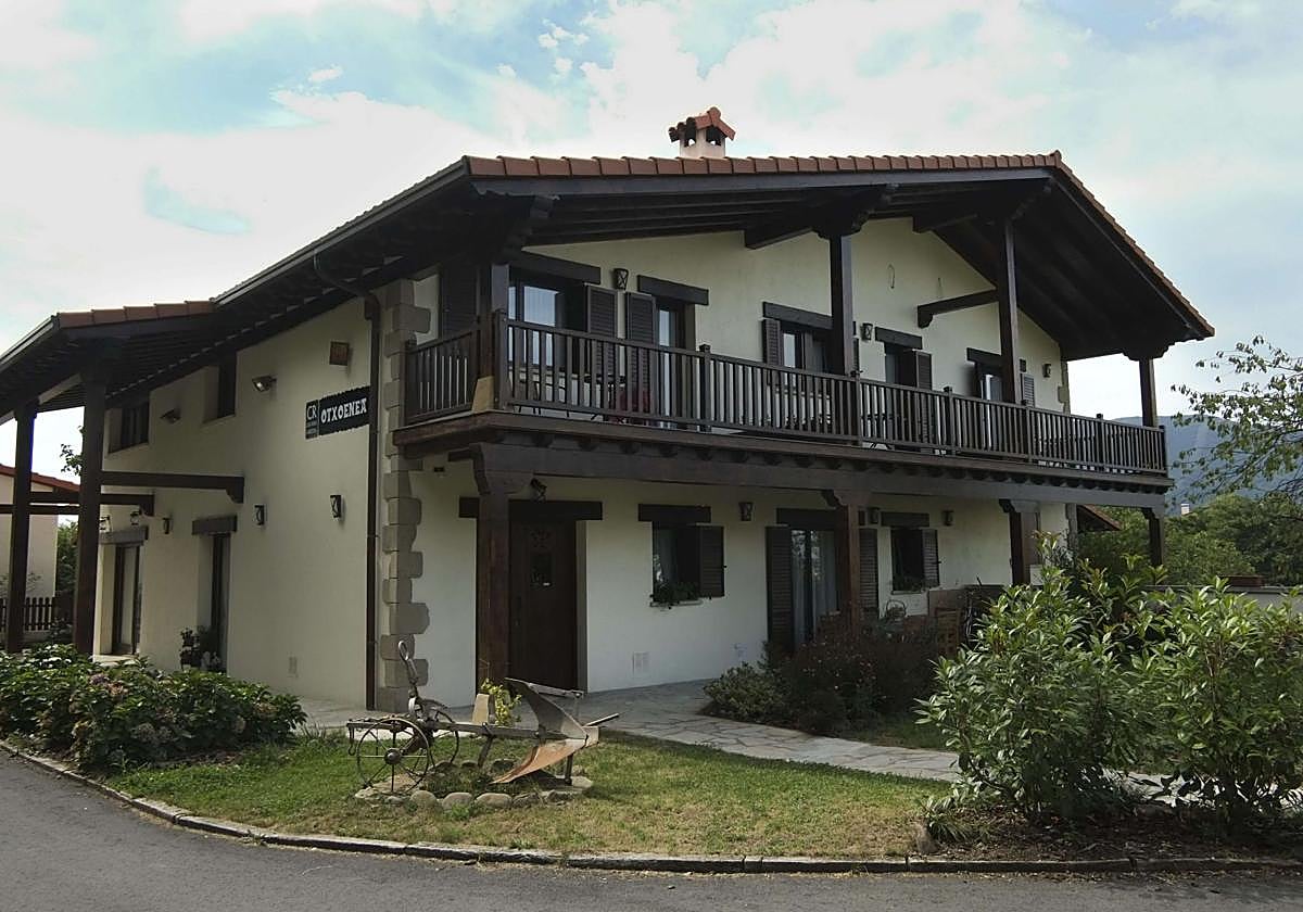 Una casa rural de Irun.