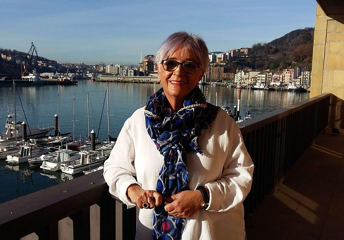 Izaskun Gómez, en Pasaia en 2021.