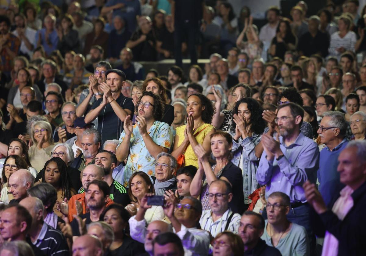 El público es el gran protagonista. Aquí, quienes aplaudían entusiasmados a Marco Mezquida en la Trini.