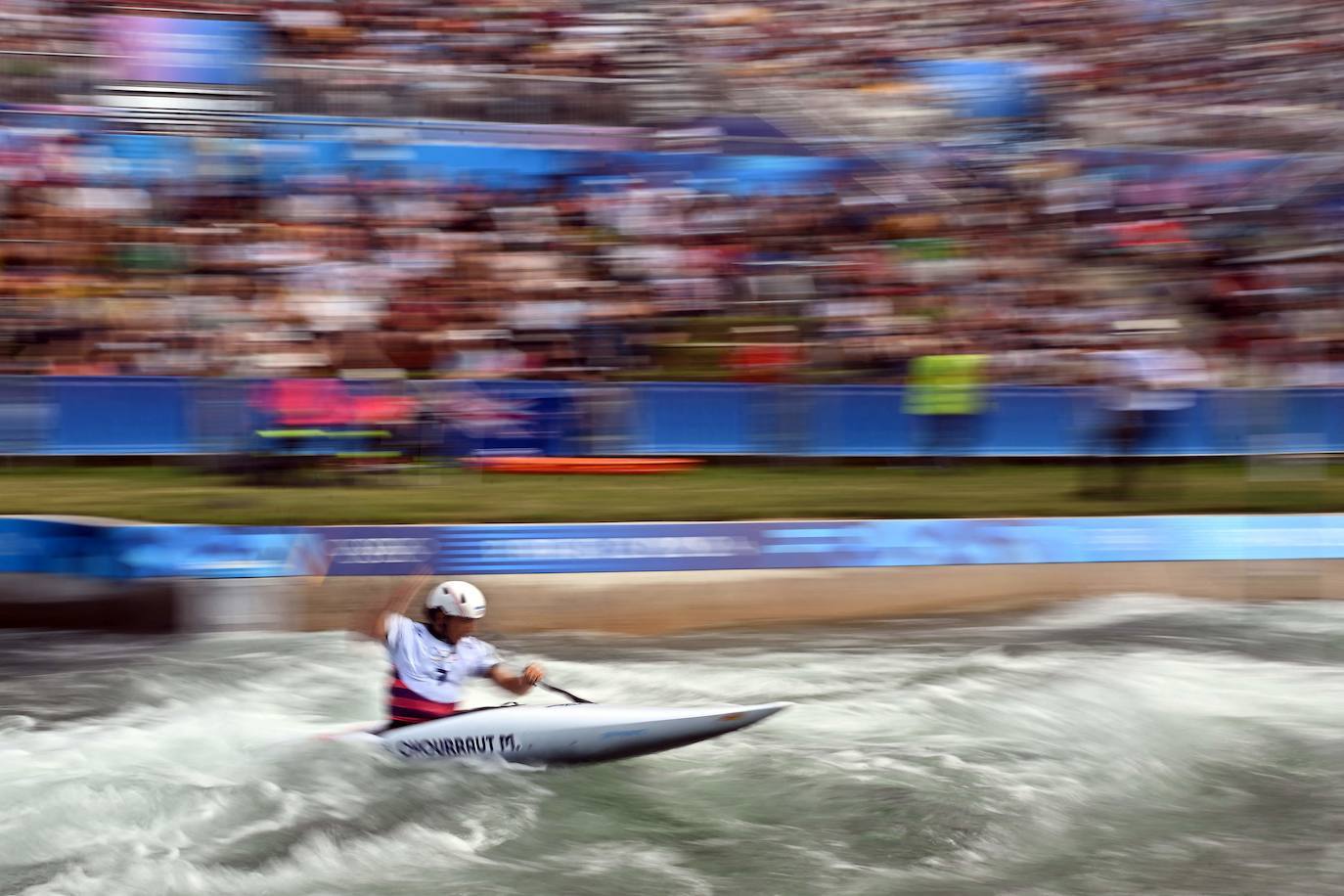 Adiós a la medalla en K1 eslalon