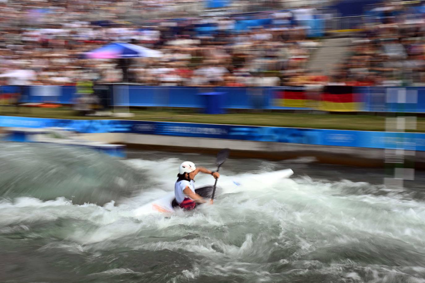 Adiós a la medalla en K1 eslalon