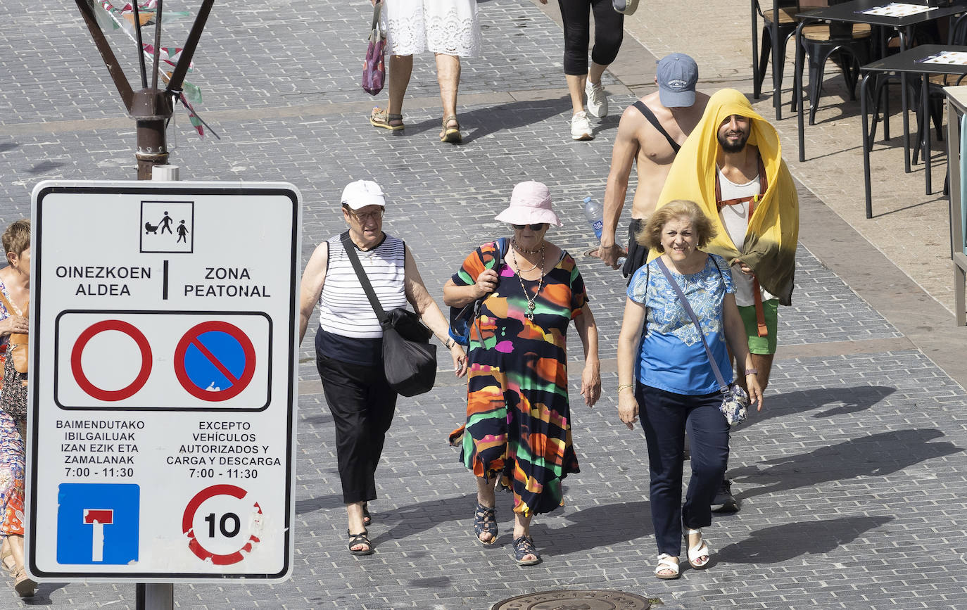 Ola de calor en Gipuzkoa