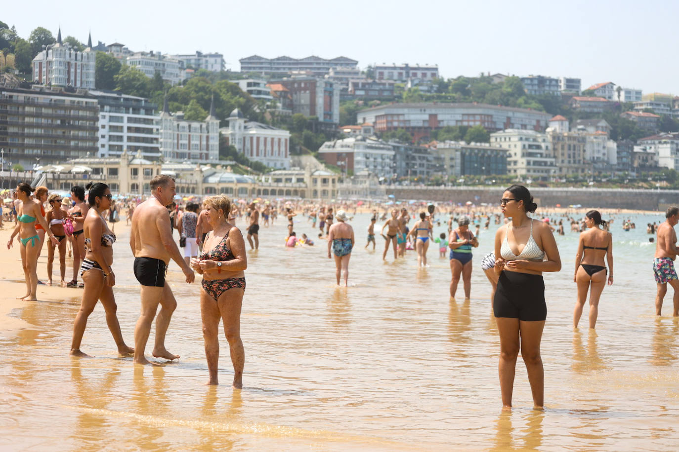 Ola de calor en Gipuzkoa