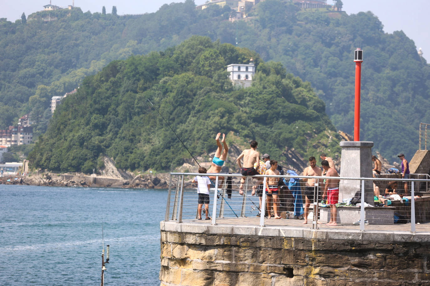 Ola de calor en Gipuzkoa