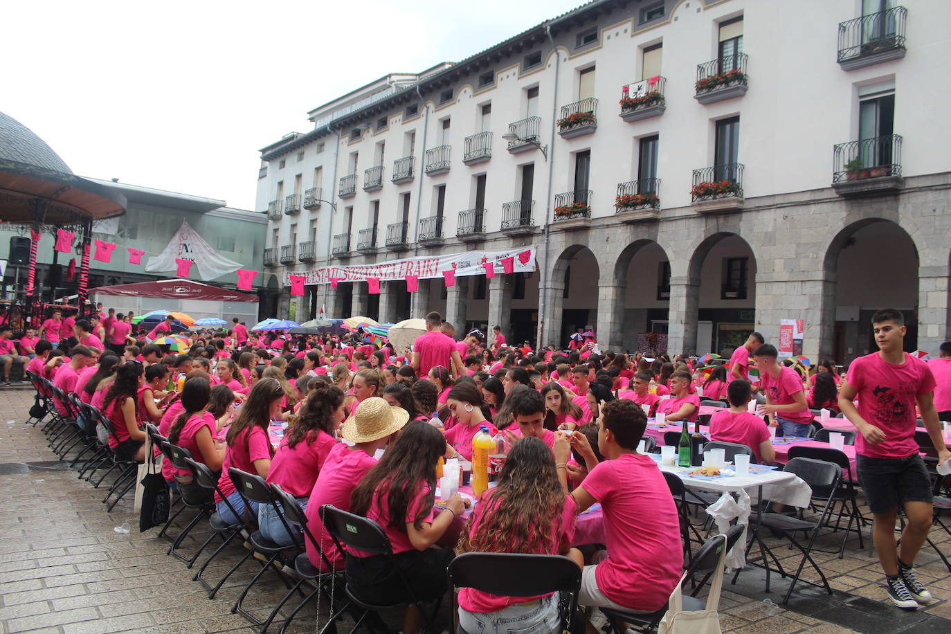 Las mejores imágenes del txupinazo de Azpeitia