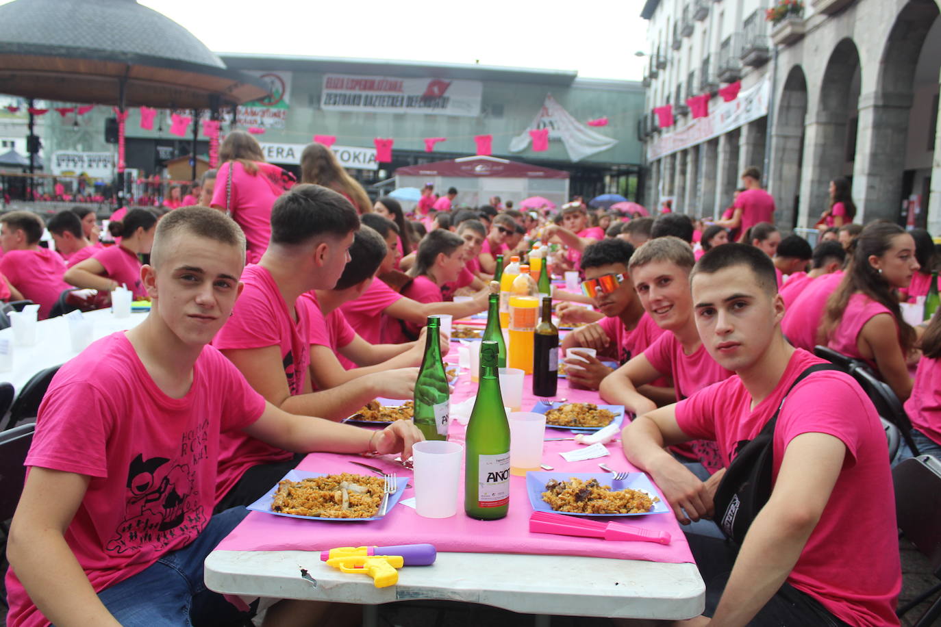 Las mejores imágenes del txupinazo de Azpeitia