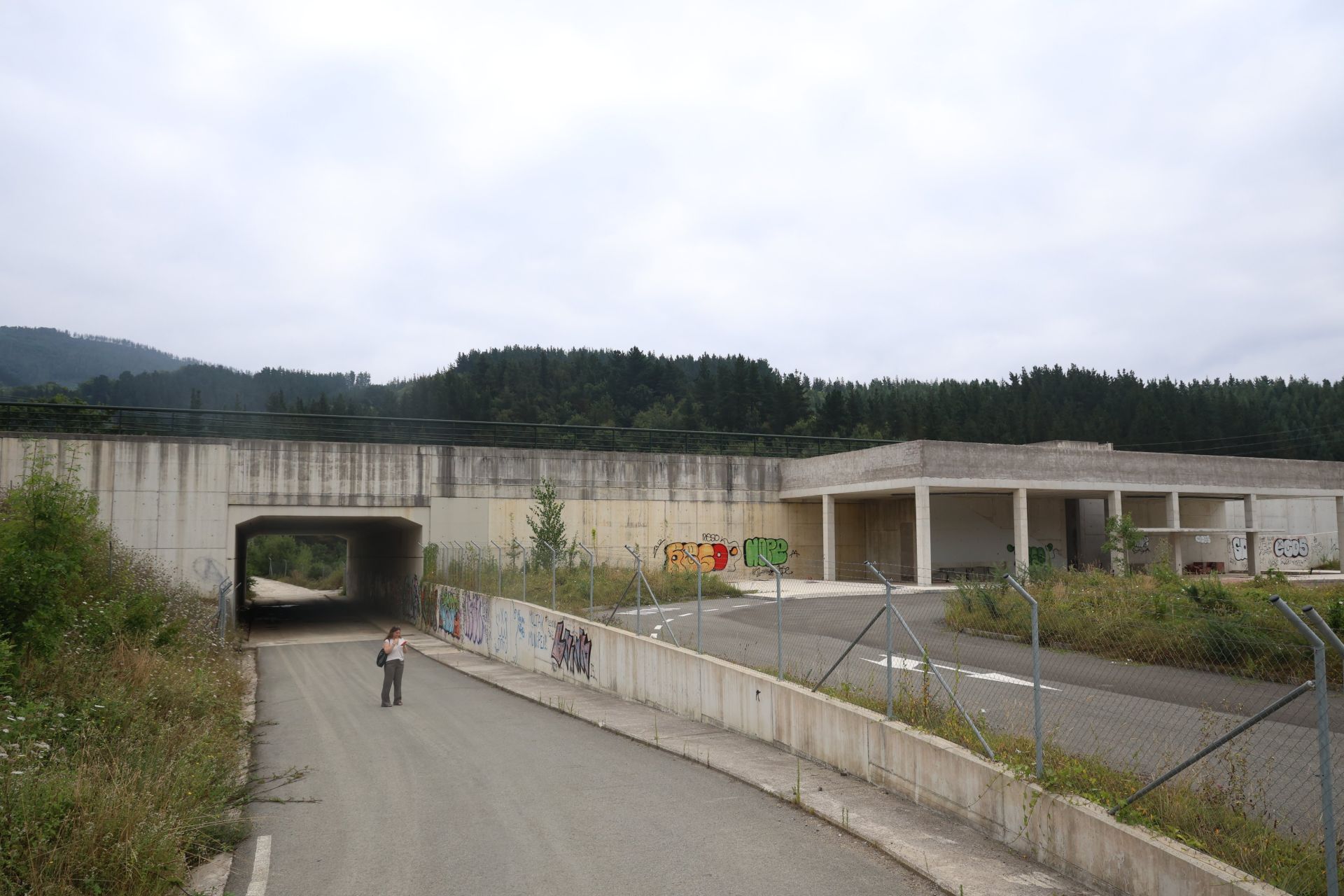 Las imágenes de la estación abandonada de Ezkio-Itsaso