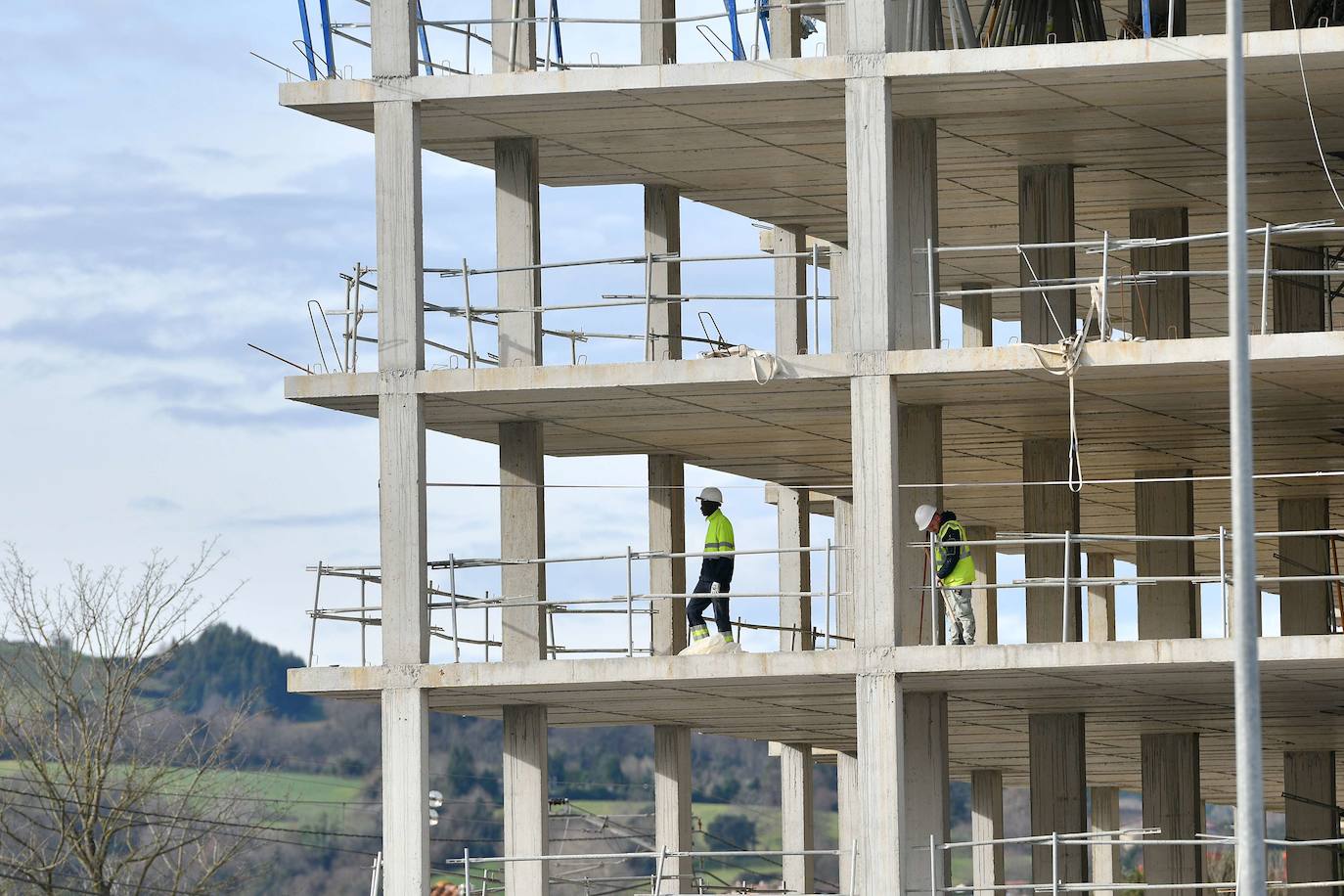 Construcción de vivienda en Zarautz.