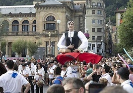 Los desfiles de gigantes y cabezudos volverán a ser protagonistas para los más pequeños en la Semana Grande de San Sebastián.