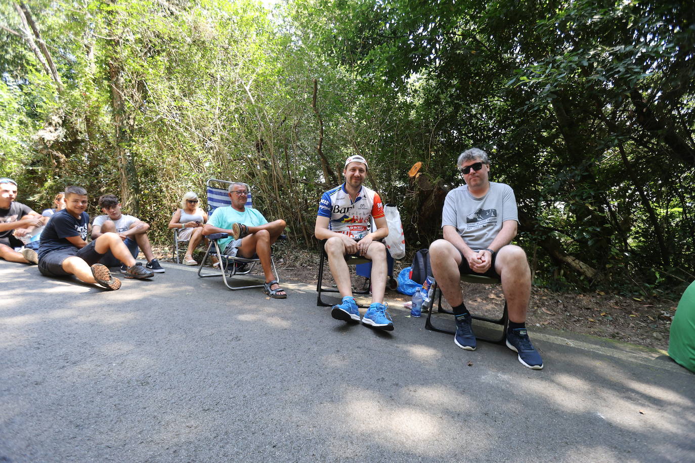 La afición vibra en el muro de Pillotegi