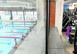 El gimnasio y la piscina del Paco Yoldi.