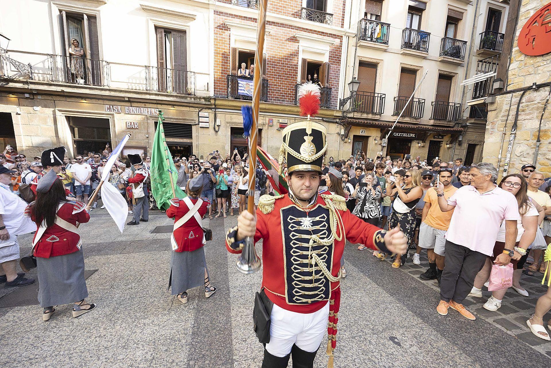 Las mejores imágenes del Cañonazo donostiarra