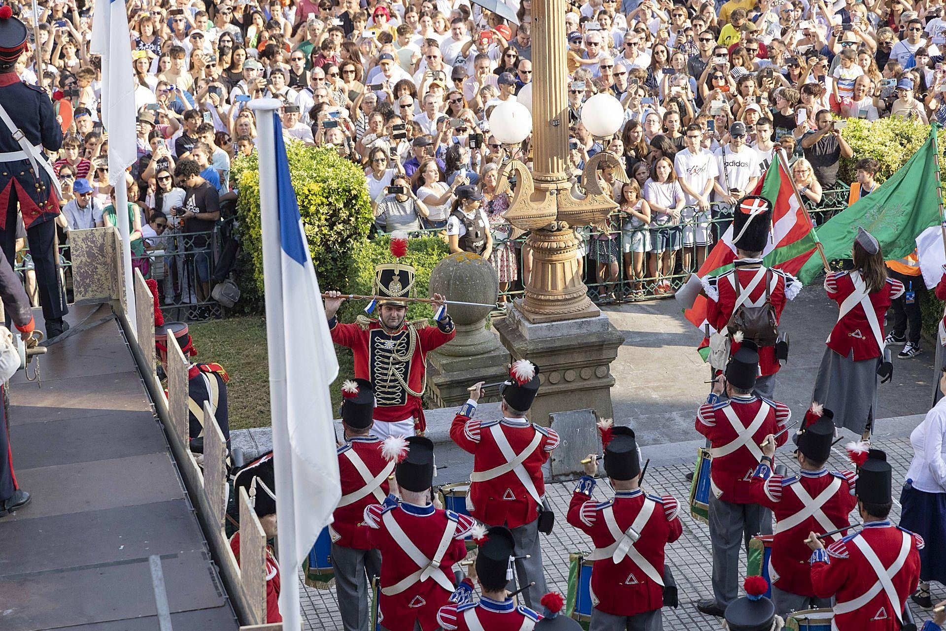 Las mejores imágenes del Cañonazo donostiarra
