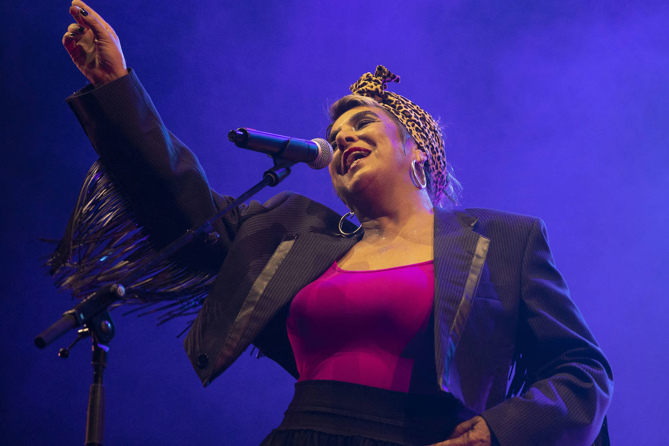 Las mejores imágenes del concierto de Amparanoia en Sagüés