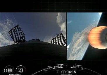 Así ha sido el lanzamiento del satélite vasco Lur-1