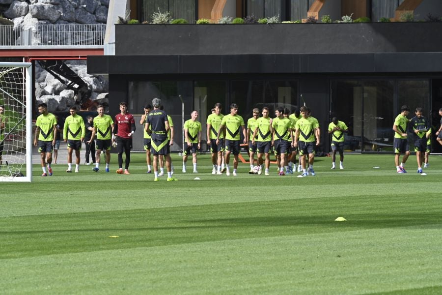 La Real, lista para el primer partido de la temporada