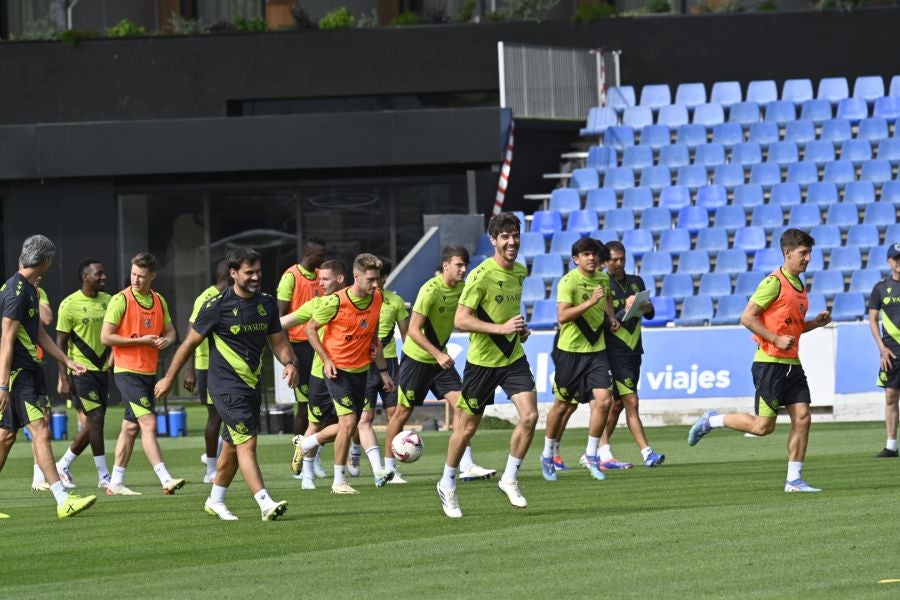 La Real, lista para el primer partido de la temporada