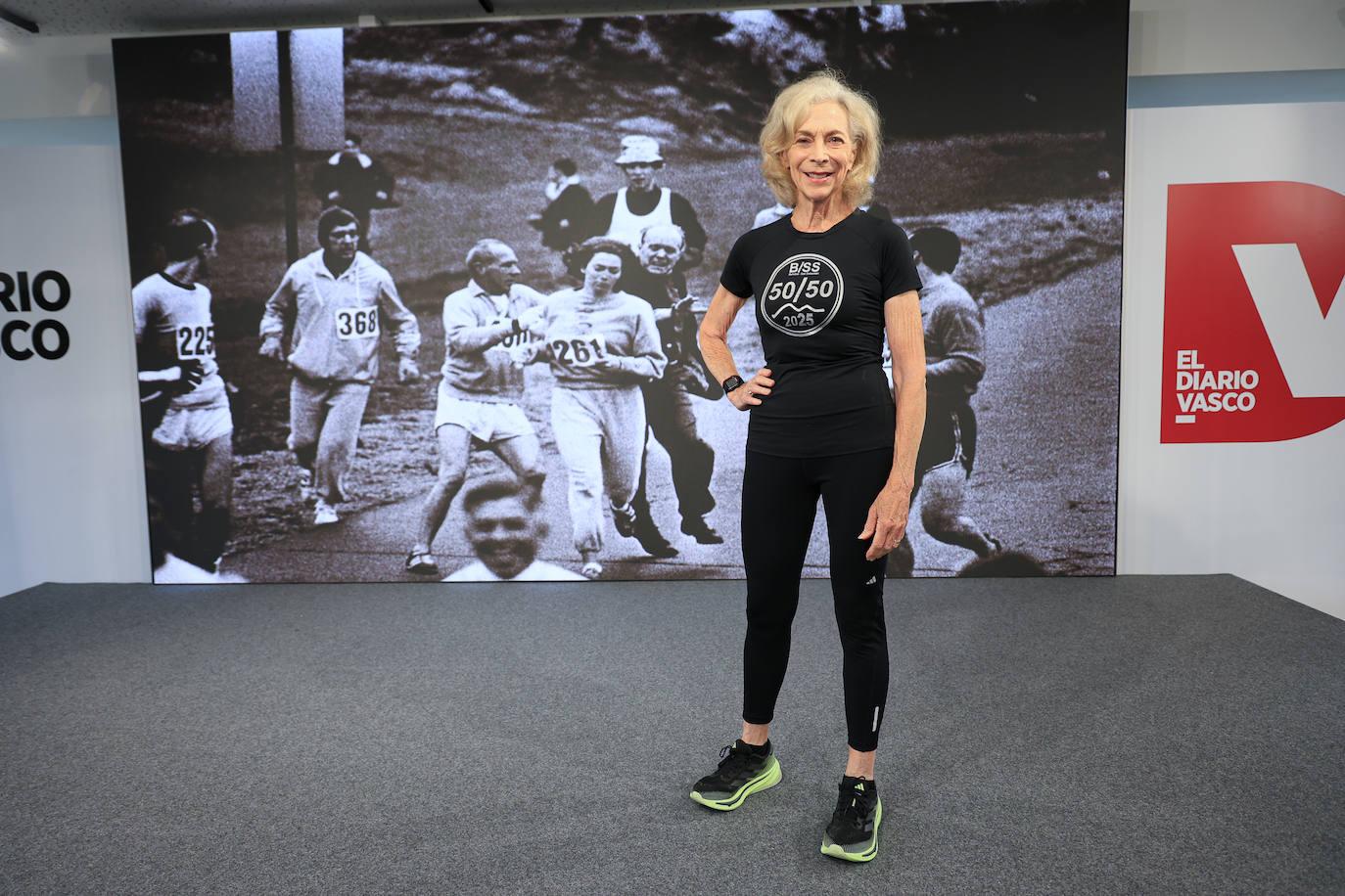 Kathrine Switzer, la primera mujer en correr y finalizar la Maratón de Boston, visita DV