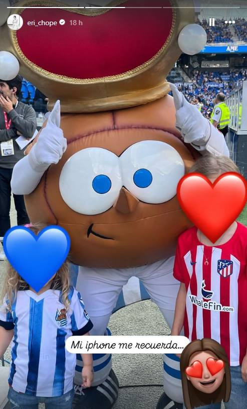 Imagen publicada por Erika Choperena, mujer de Antonie Griezmann.